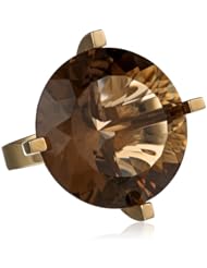 Kelly Wearstler Argyle 18k Gold Plated Smoky Topaz Ring