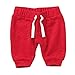 PanDaDa Baby Boys Striped T-shirt Tops Red Pants Outfits Sets Casual 2pcs Summer