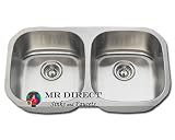 Undermount Equal Double Bowl Stainless Steel Kichen Sink