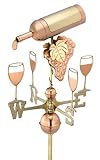 Good Directions 917 Wine Bottle Weathervane Full Size Weathervane