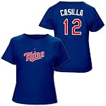 Alexi Casilla Minnesota Twins Women's Authentic Font T-Shirt by Majestic