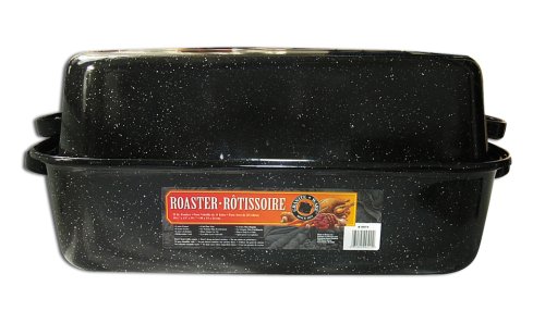 Granite Ware 19.5 x 13 x 9.5 Inch Covered Rectangular Roaster