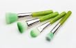 Foundation 4 Piece Eco-Friendly Makeup Brush Set - Green Bambu Professional Line