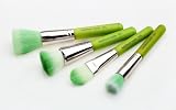 Foundation 4 Piece Eco-Friendly Makeup Brush Set - Green Bambu Professional Line