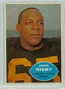 1960 Topps FB 98 John Nisby Steelers Excellent