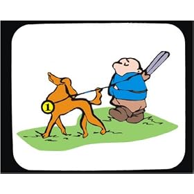 Decorated Mouse Pad with man, body, individuals, individual, wildlife, humans, gun, person, dog, award, hunting, human, persons, people, prize, hunter