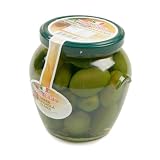 Green Bella di Cerignola Olives in Glass Jar (13 ounce) by igourmet.com
