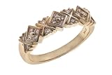 14K Yellow Gold Diamond Anniversary Band