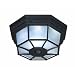 Heath/Zenith SL-4300-BK-B 360-Degree Motion-Activated Octagonal Ceiling Light, Black
