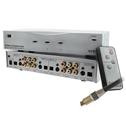Nyrius S-Video & Optical Switcher Digital Audio Video Selector Switch with Remote (SW200) & Bonus Acoustic Research 12 foot Pro Series II S-video Cable (HT122)