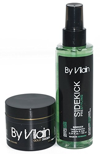 By Vilain Gold Digger & Sidekick Professional Hair Grooming Bundle