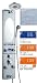 Akdy Aluminum LCD Shower Panel Az613328 Rain Style Massage System