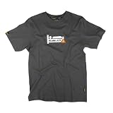 Plain Lazy Bed Clamp T-shirt, Charcoal