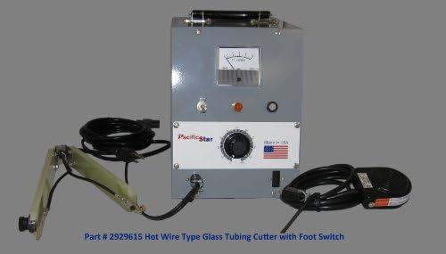 Hot Wire Glass Tubing Cutter with Foot Switch