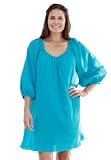 Gauze swimsuit coverup