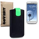 Fluro Green/Black Samsung Galaxy S3 i9300 Covert Branded Fluro PU Leather Pocket Case / Cover / Pouchby Covert