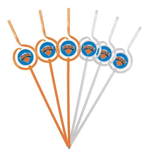 NBA New York Knicks Six Pack Team Sip Sport Straws