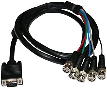 SVGA HD15 Male To 5-BNC Male (6ft)