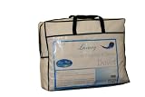 Homescapes - Luxury White Goose Feather & Down Duvet - 13.5 Tog Single Size - 100% Cotton Anti Dust Mite & Down Proof Fabric - Anti allergen - Box Baffle Construction - Washable at Home range