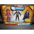 Mattel DC Universe Infinite Heroes 3-Pack Starfire / Boomerang / Raven
