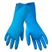 Global Glove 140FB Latex Rubber Flocklined Honeycomb Pattern Glove, Work, Large, Blue (Case of 144)