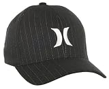 : Hurley One and Only Pinstripe Men's Fitted Hat - One Size Fits All - Black