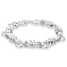 Jewelry : Sterling Silver Double Knot Bracelet 8"