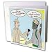 Gas Mask Use in Iraq Greeting Card is measuring 5.5w x 5.5h. Greeting Cards are sold in sets of 6 or 12. Give these fun cards to your frieds and family as gift cards, thank you notes, invitations or for any other occasion. Greeting Cards are blank inside and come with white envelopes.