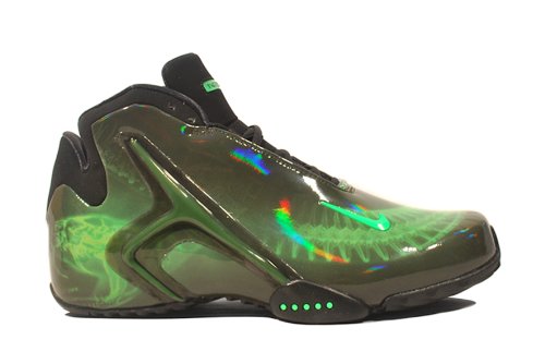Nike Men's Zoom Hyperflight PRM Basketball Shoes-Black/Poison Green
