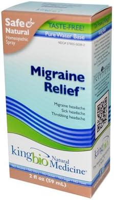 New - King Bio Homeopathic Migraine Relief - 2 fl oz