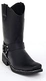 Mens Durango Boot Harness Boots Black, BLACK, 11EE