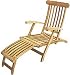 Sonnenliege Deckchair ECHT TEAK MASSIV. Ein Klassiker!