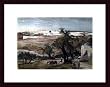 Art Poster Wood Framed Print - Jerusalem from Mount of Olives - Artist: J. D. Woodward- Poster Size: 14 X 18