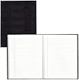 BLUELINE Executive Journal, Black, 9.25 x 7.25", 150 Pages (A7.BLK)