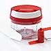 KLEVA CHOP PRO - The Compact 3 Second Chopper - Make Salsa, Guacamole and Dip in Seconds. Its Easy to Clean, Use and Store even when your Camping - We Guarantee No Tears when Chopping Onions