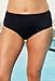 Aquabelle Women's Plus Size esistant! Aquabelle Black Brief