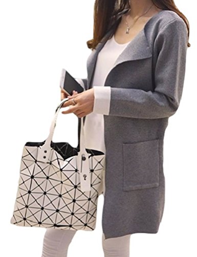 Sta.ANA(サンタ・アナ）秋 レディース カーディガン ロングカーディガン 羽織り ジャケット風 エレガント ポケット 選べる4色 S M L XLサイズ