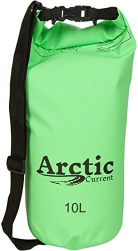 Waterproof Dry Bag by Arctic Current - Roll Top Sack w/ Shoulder Strap - Keeps Gear Dry for Boating, Camping, Fishing, Hiking Kayaking and outdoor activities