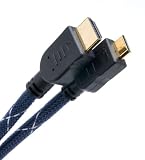 Cables For Causes- 6 feet (2M) Gold Plated, High Speed Mini-HDMI To HDMI Cable with Ethernet (Type C to Type A)