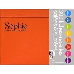 Sophie : Ma boite � recettes