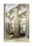 Oblique View of The Hall of Columns, Karnak - David Roberts Art Print Poster - 18.75 x 26