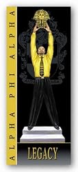 Legacy - Alpha Phi Alpha by Johnny Myers 8"x20" Art Print Poster