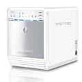 Fantec QB-35US2 Geh�use f�r 8,9 cm (3,5 Zoll) S-ATA Festplatten (eS-ATA, 8mm L�fter, 1x USB 2.0) wei�