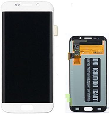 SCRENNHOME Generic Glass LCD Display Digitizer Touch Screen Assembly Replacement For Samsung Galaxy S6 Edge G925 G925S G925V G925i G925F LCD (White))