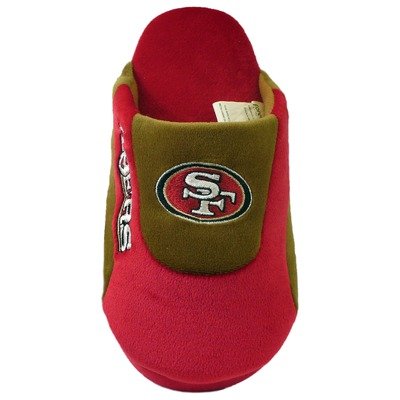 San Francisco 49ers Low Pro Stripe Slipper Size: 10-11.5, Color: Red / Brown