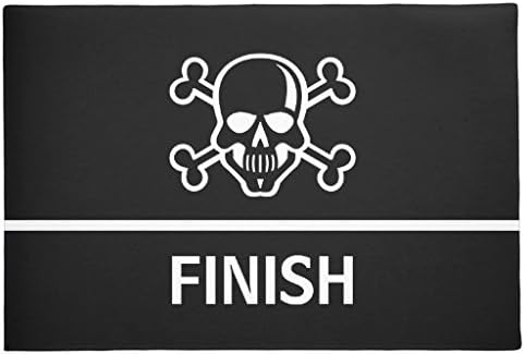 LOU5KB Simply Symbols Skull Bones Your Ideas Mats Doormat Washable Indoor/Outdoor Decor Rubber Doormats 16" x 24"