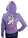 ED HARDY Christian Audigier Tattoo Zip Womens Hoodie Purple...
