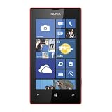 Nokia Lumia 520 - Smartphone libre (pantalla de 4", c�mara 5 Mp, 8 GB de capacidad, 2 procesadores de 1 GHz, 512 MB de RAM, Windows Phone) color rojo