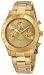Invicta Men's 1279 II Collection Chronograph Gold Dial 18k Gold Ion-Plated Stainless Steel Watch,Invicta,1279,B0058N6KB2