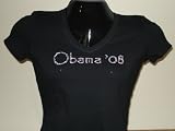 Swarovski Crystal Embellished T-Shirts - Obama '08
